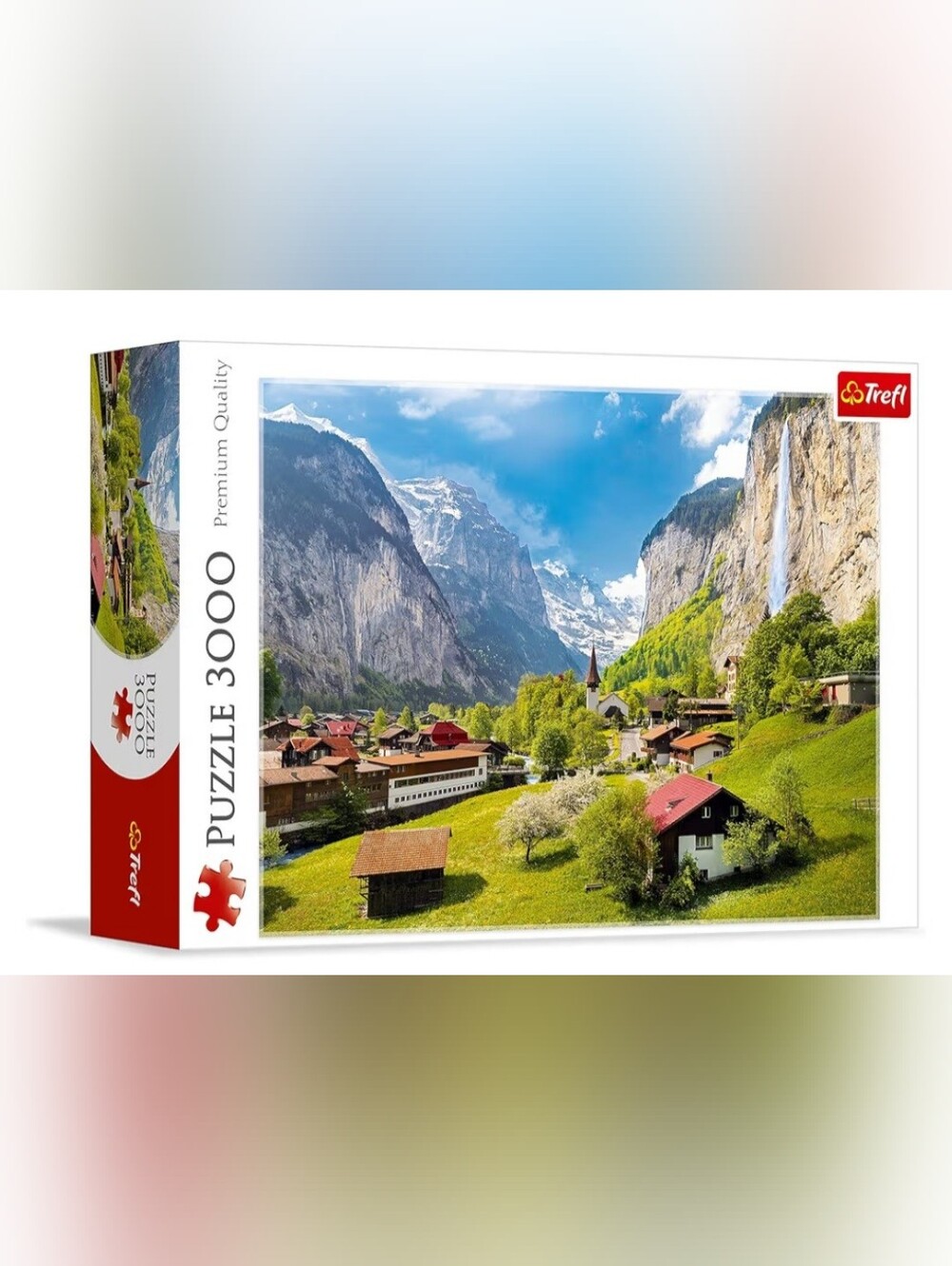Trefl Lauterbrunnen, Switzerland Waterfall Landscape 3000 Piece Jigsaw Puzzle